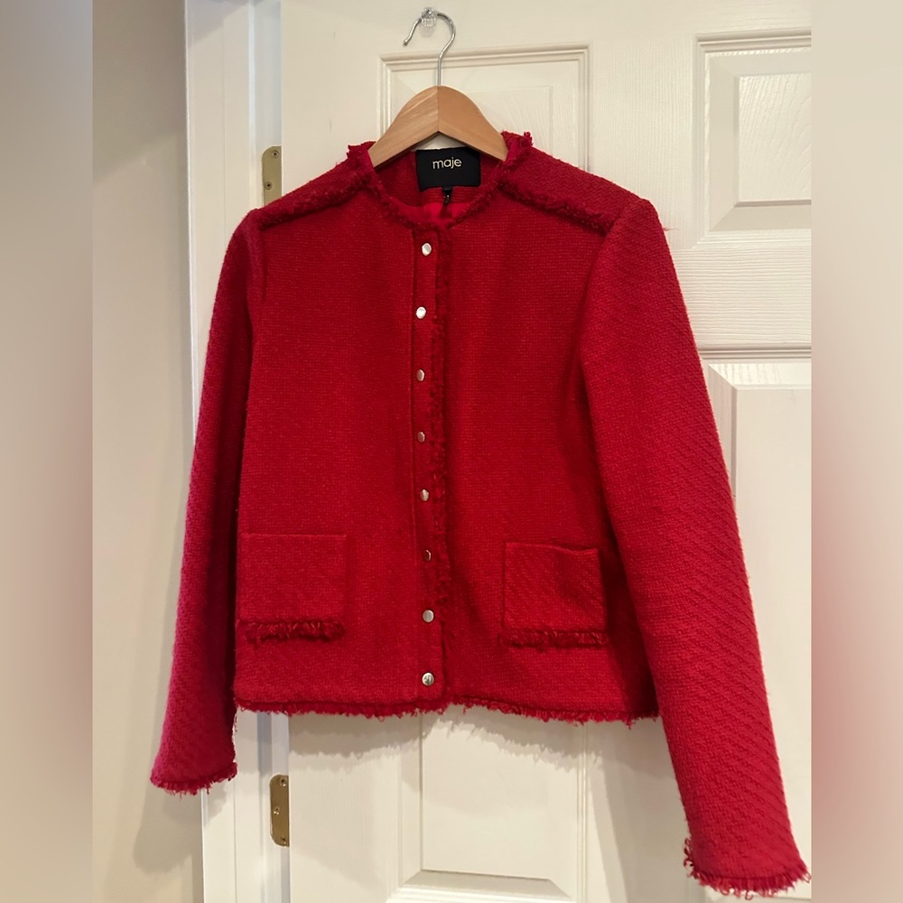 Maje suit jacket women size 40